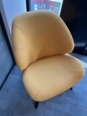 [#0L-ARCH] Armchair, oval, yellow 