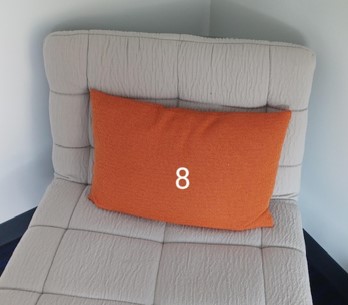 Pillow, orange