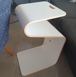 [#00-98] End Table White